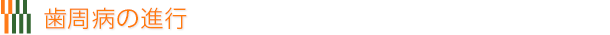 歯周病の進行	